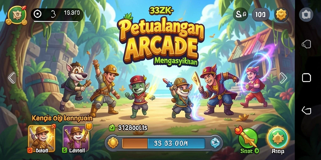 Tampilan gameplay 33ZK yang menegangkan dan penuh aksi.