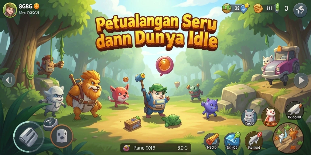 Tampilan gameplay 8G8G yang menarik dan penuh aksi.