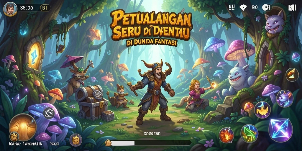 Tampilan menakjubkan dari gameplay petualangan 8II.