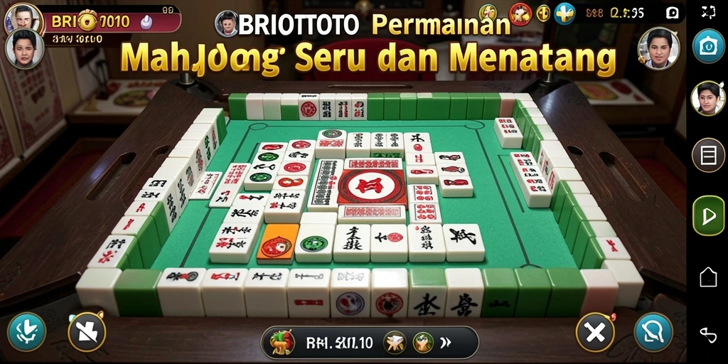 Tampilan menarik dari gameplay BRIOTOTO dengan Mahjong.