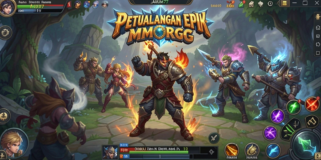 Gameplay epik dalam dunia fantasi JARUM77.