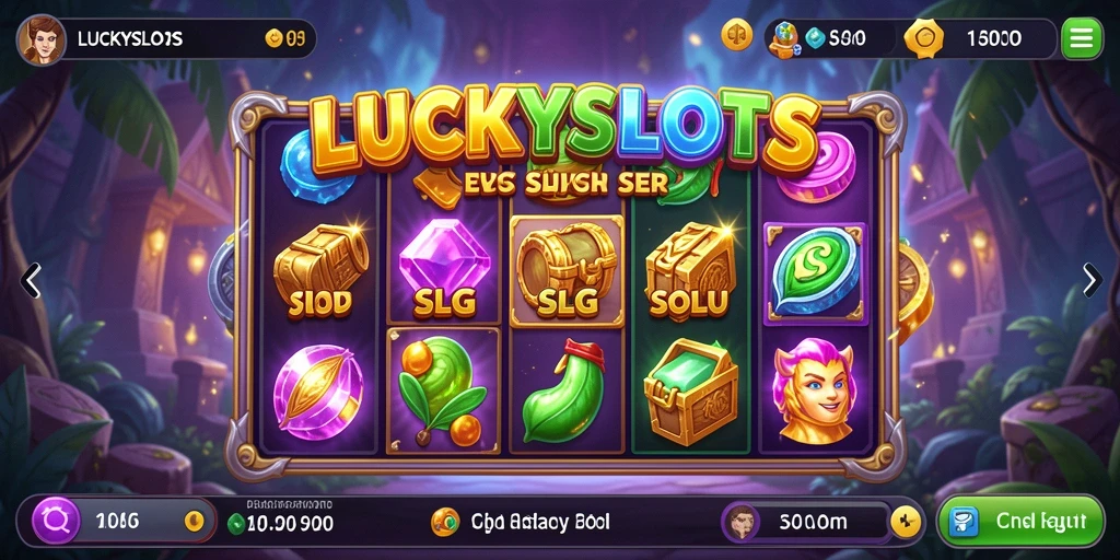 Gameplay LUCKYSLOTS yang menegangkan dengan berbagai tema slot.