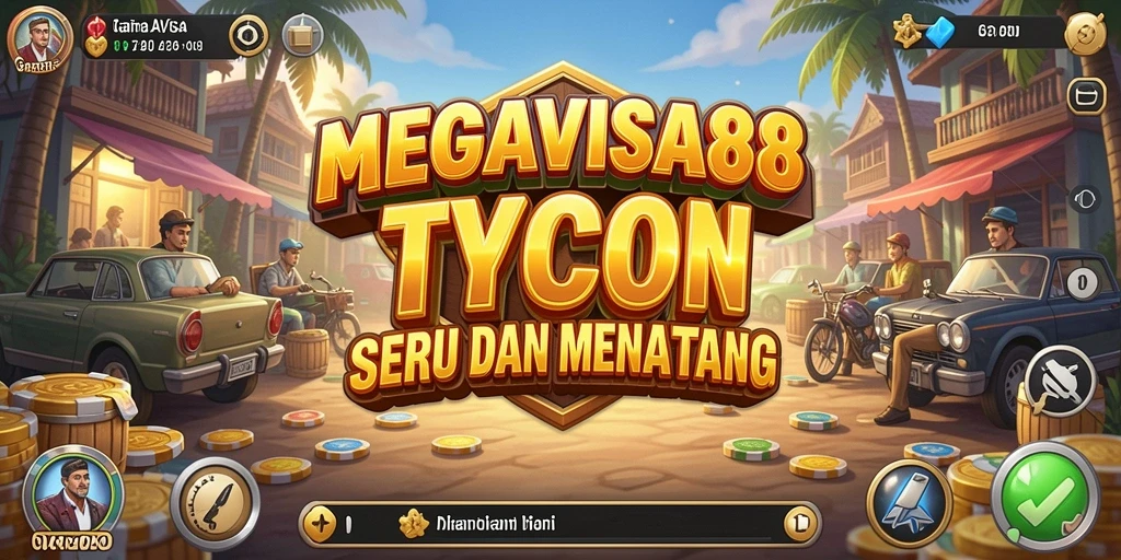 Tangkapan layar utama dari gameplay Tycoon yang mendebarkan.