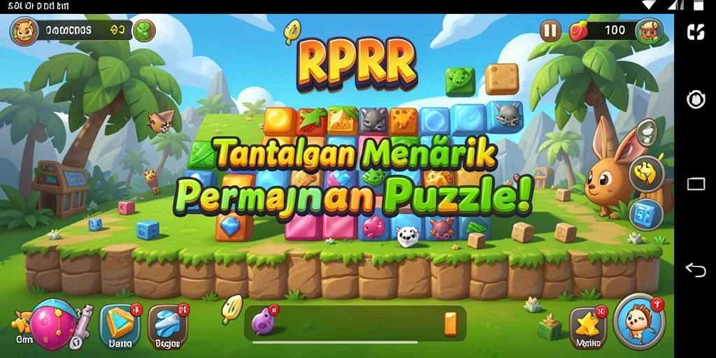 Tampilan gameplay RPRR yang menantang dan menarik dalam kategori Puzzle.