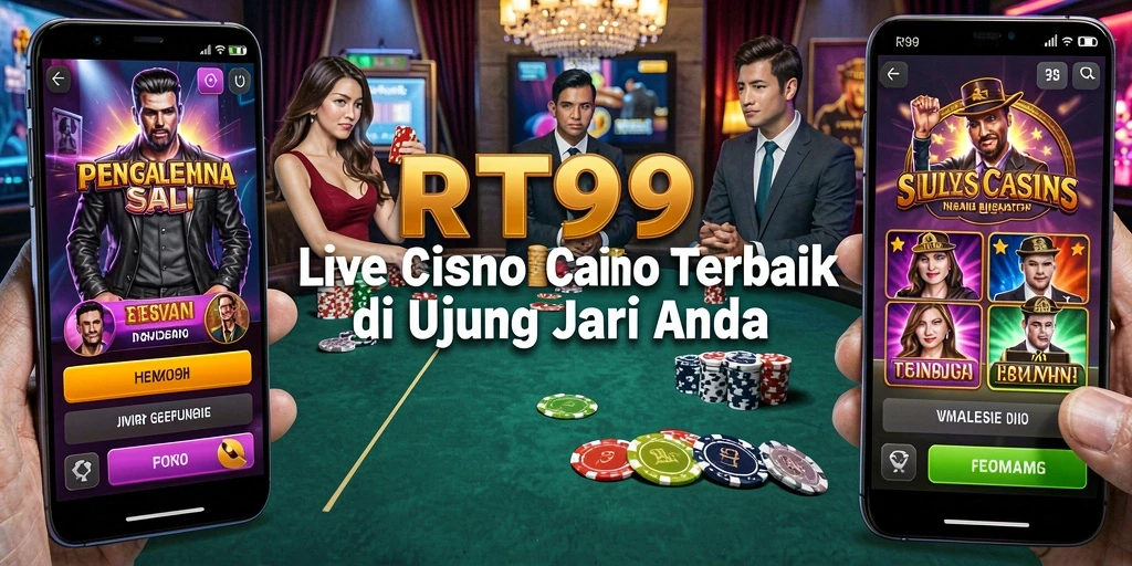 Tampilan menarik dari gameplay Live Casino di RT99 yang memukau.