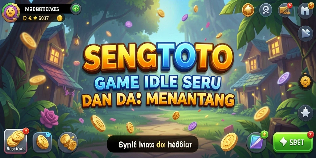 Screenshot utama SENGTOTO menampilkan gameplay yang menarik dan penuh aksi Idle.