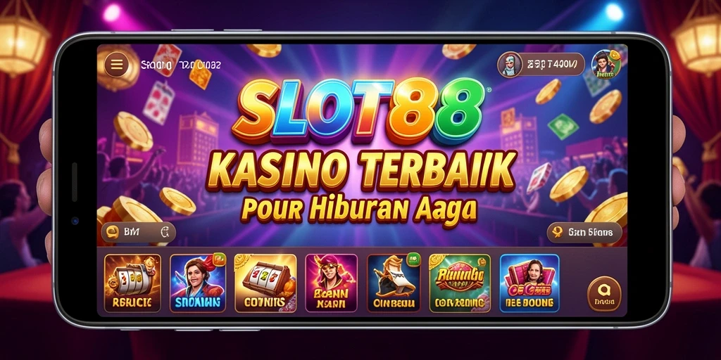 Screenshot utama SLOT88 menampilkan gameplay Kasino yang seru dan interaktif.